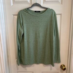 Sage Green Long Sleeve Top